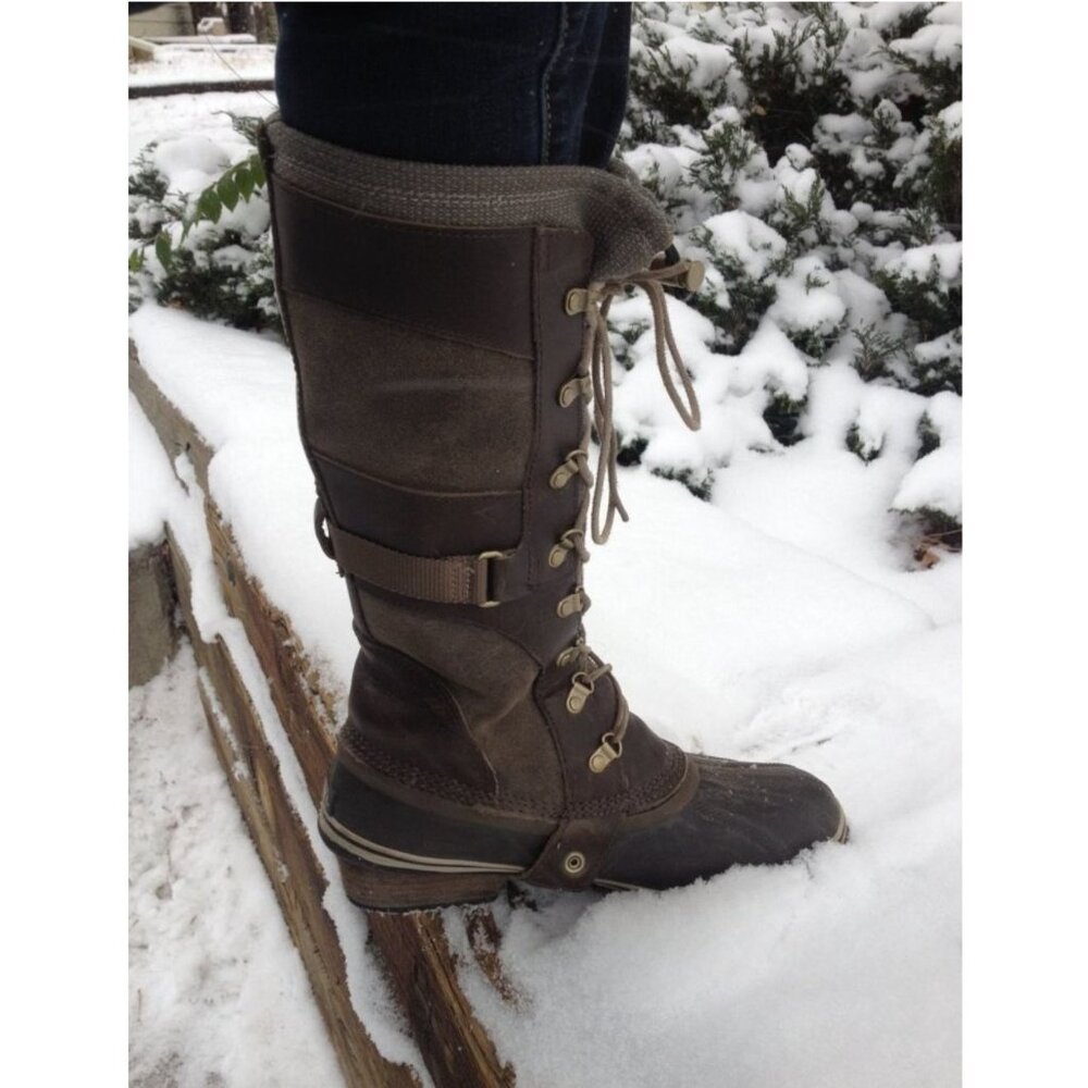 NWT Sorel W's 11 Conquest Carly Tall Waterproof Winter Boots MSRP$225 HTF - Picture 11 of 17